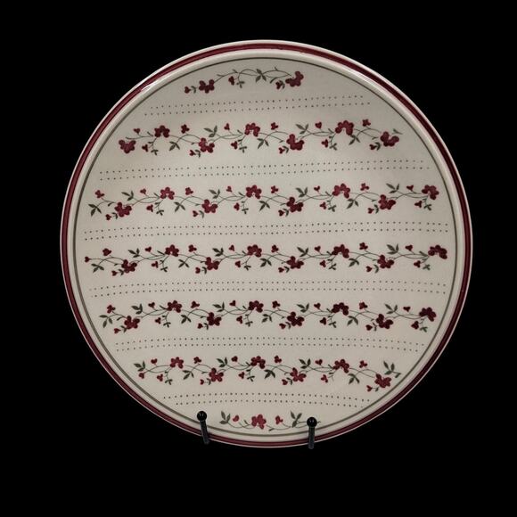 4 Newcor Regency Williamsburg Stoneware Dinner Plates Japan American Country - Picture 7 of 8